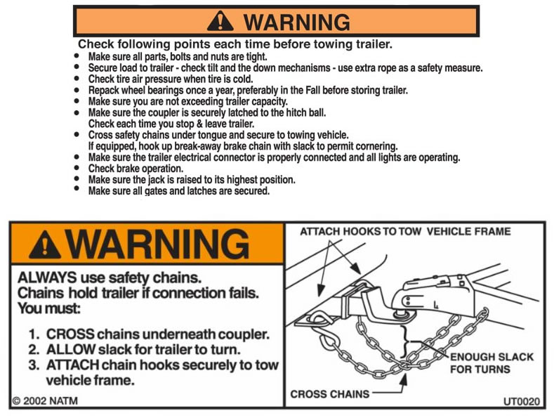 Boat trailer towing and safety tips
